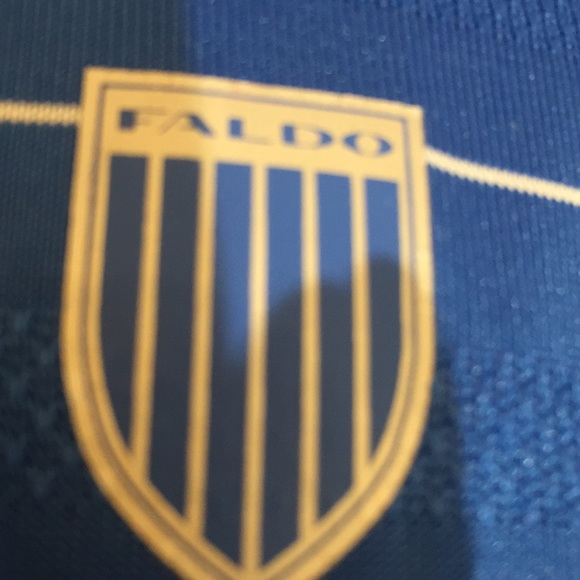 Men's Blue Stripe Faldo Golf t-shirt XXL - Picture 6 of 8